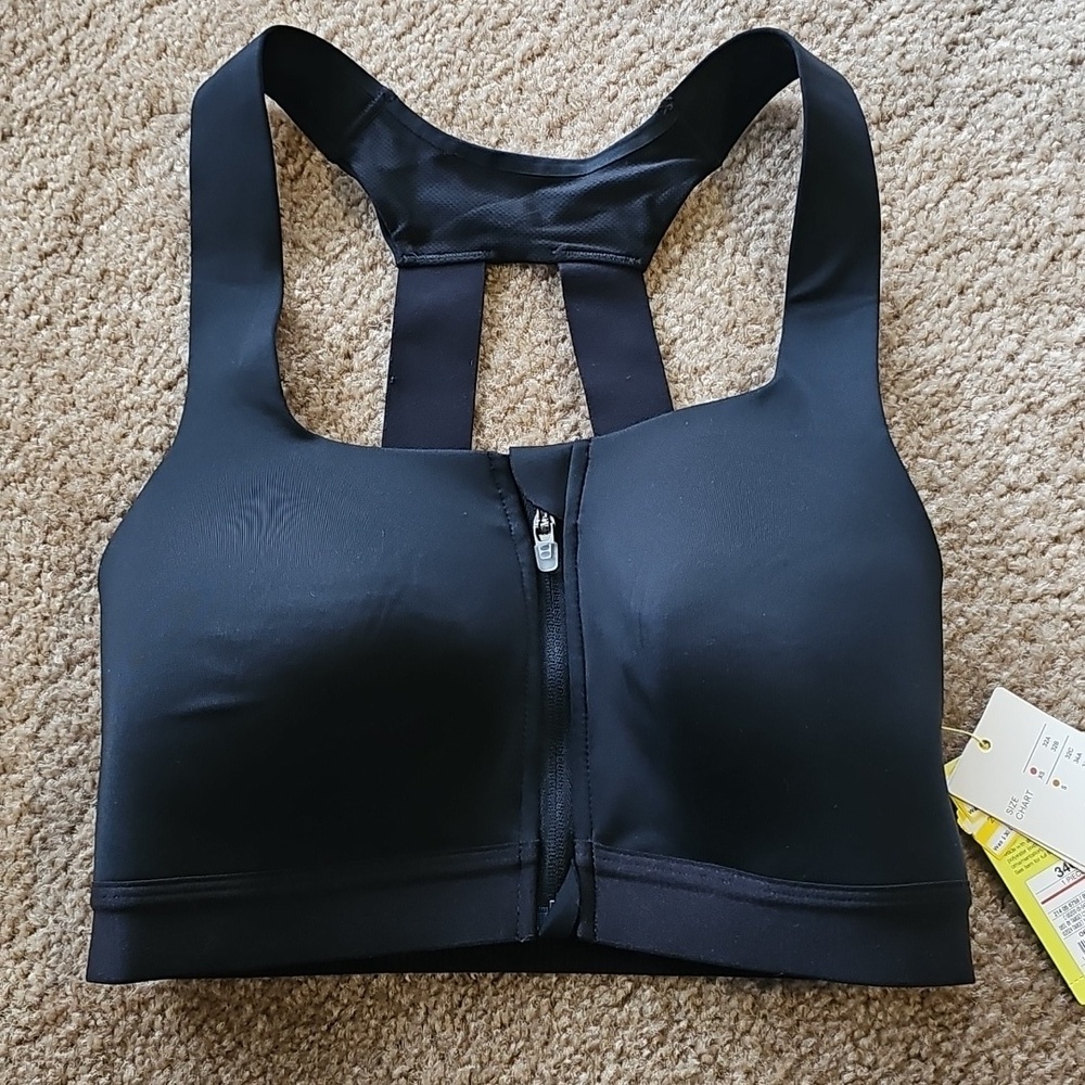 All in Motion Black Sculpt High Support Sports Bra 34C